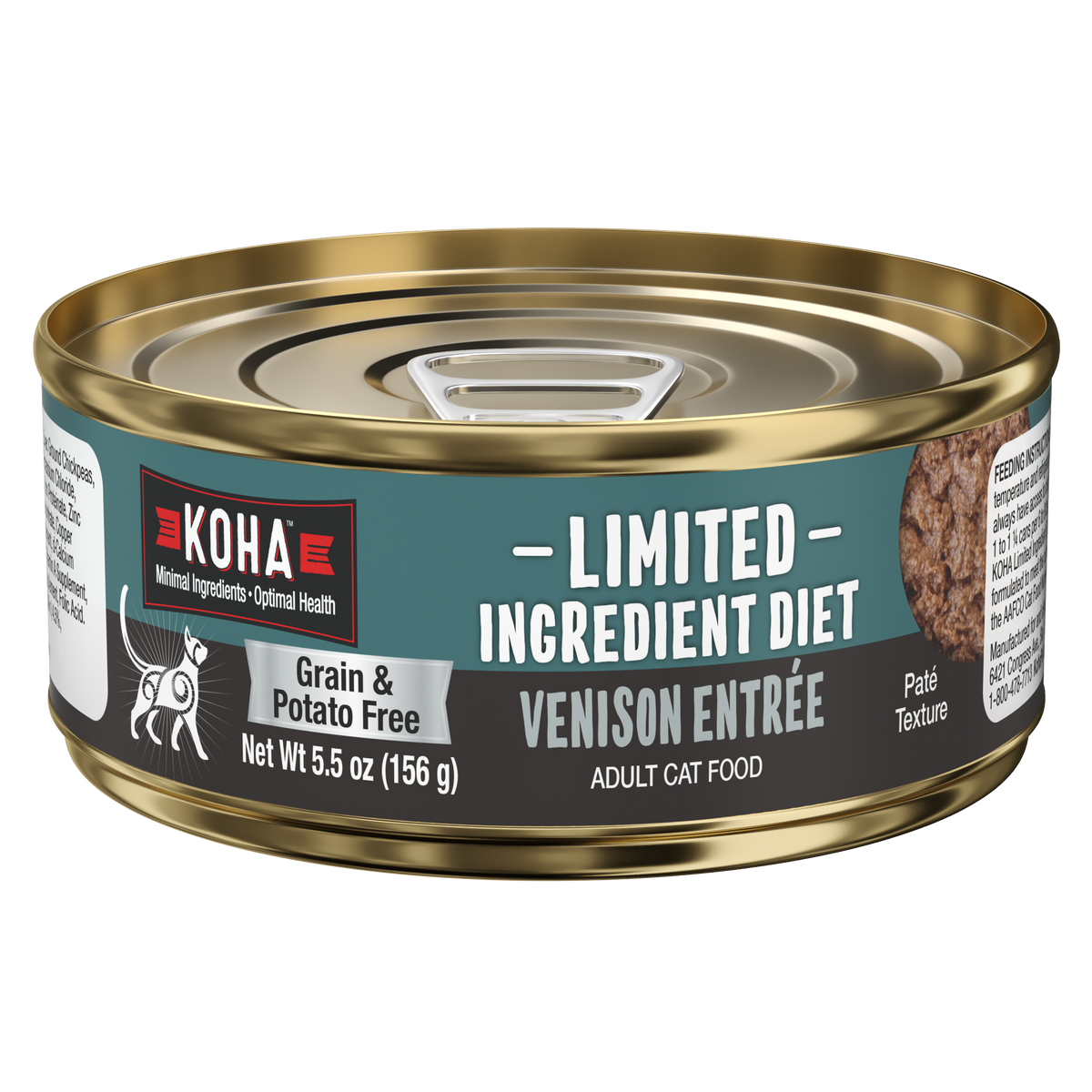Limited Ingredient Diet Venison Entrée for Cats | KOHA Pet