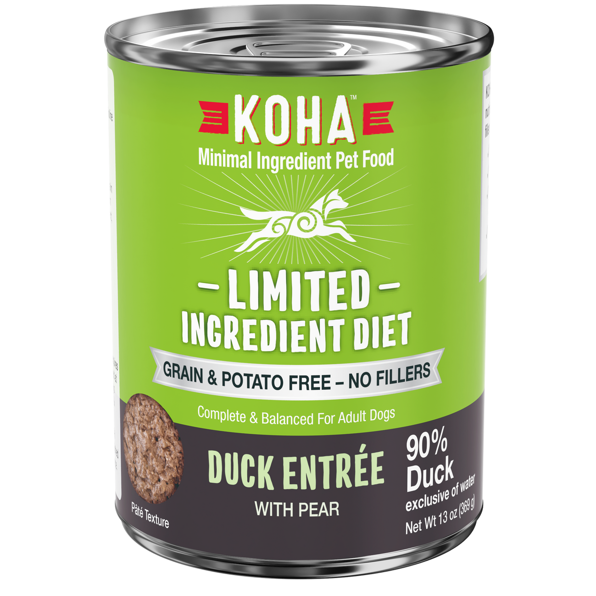 Limited Ingredient Diet Duck Entrée for Dogs KOHA Pet Nootie Koha