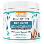 Medicated Dental Finger Wipes for Dogs 80 Wipes