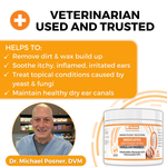 Medicated Ear Finger Wipes for Dogs and Cats