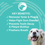 Medicated Dental Wipes for Dogs 60 Pads