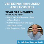 Tear Stain Wipes for Dogs & Cats 60 Pads
