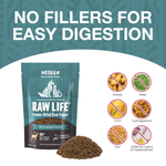 Freeze-Dried Raw Topper Elk & Venison Recipe for Dogs and Cats 8oz Bag