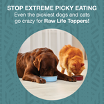 Freeze-Dried Raw Topper Elk & Venison Recipe for Dogs and Cats 8oz Bag