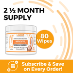 Medicated Ear Finger Wipes for Dogs and Cats