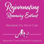 Rejuvenating Rosemary Extract Pet Shampoo - Japanese Cherry Blossom