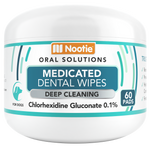 Medicated Dental Wipes for Dogs 60 Pads