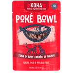 Poké Bowl Tuna & Beef Entrée in Gravy for Cats - 2 Cases of 12 (3 oz Pouches)