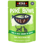 Poké Bowl Tuna & Duck Entrée in Gravy for Cats - 2 Cases of 12 (3 oz Pouches)