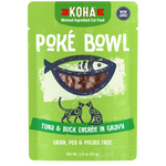 Poké Bowl Tuna & Duck Entrée in Gravy for Cats - 2 Cases of 12 (3 oz Pouches)