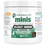 Progility Allergy & Immune Soft Chew Supplements for Dogs for Seasonal Allergies