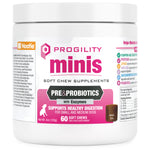 Progility Pre & Probiotics Soft Chew Supplements for Dogs